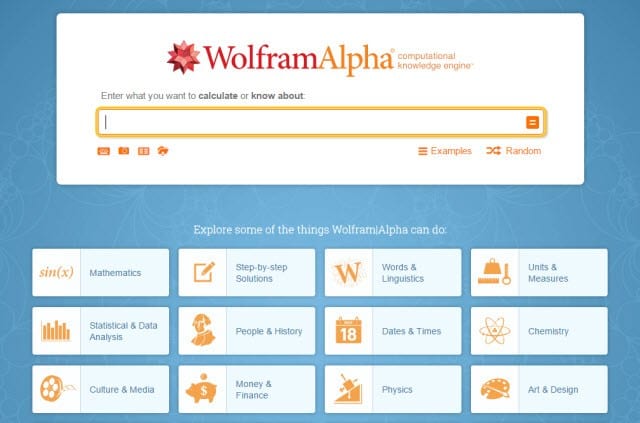 Wolfram Alpha