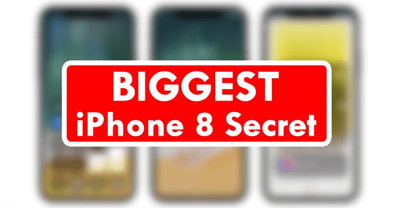 Apple Leak 'Confirms' Biggest iPhone 8 Secret