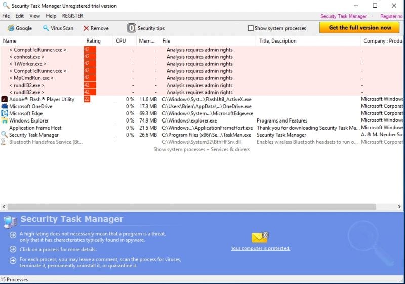 security task manager