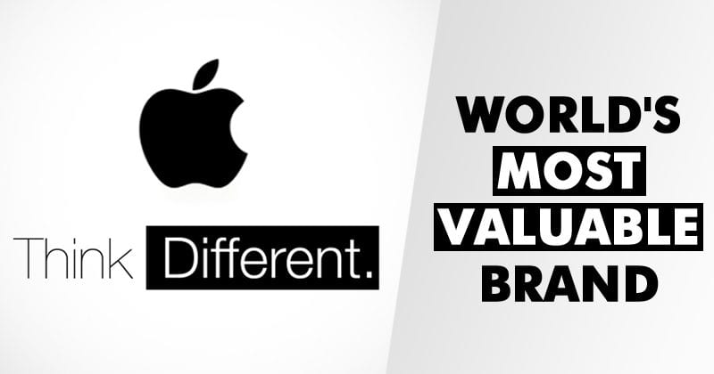 Apple Named World's Most Valuable Brand