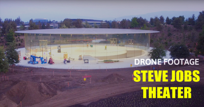iPhone 8: Apple Park Drone Video Shows Steve Jobs Theater