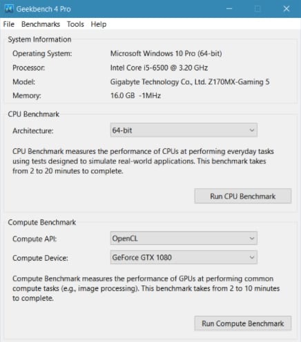 Benchmark Your Windows 10 PC2
