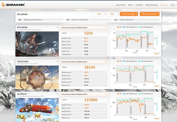 my computer benchmark