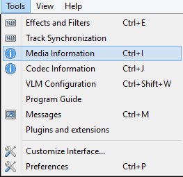 Zkontrolujte datový tok videa ve VLC