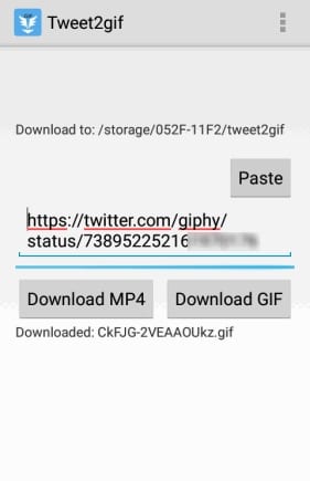 Download GIFs from Twitter On Your Phone
