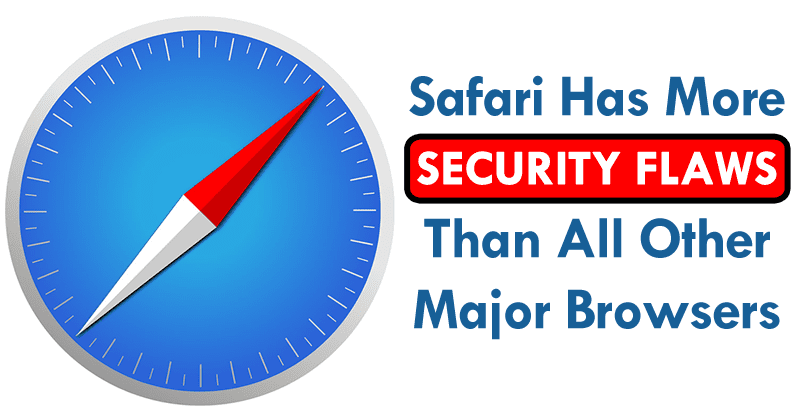 Safari Has More Security Flaws Than All Other Major Browsers Combined