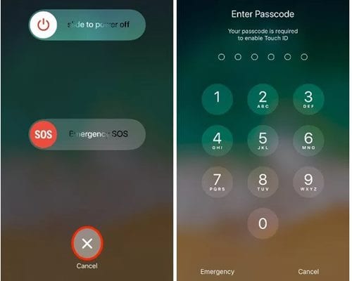 Temporarily Disable Touch ID in iOS 11