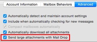 Use o Apple Mail Drop para enviar grandes arquivos online 