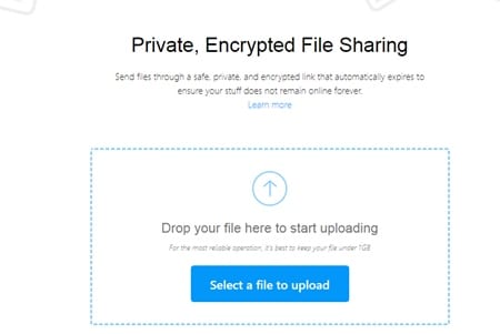 Use Firefox Send to Send Self Destruction Files