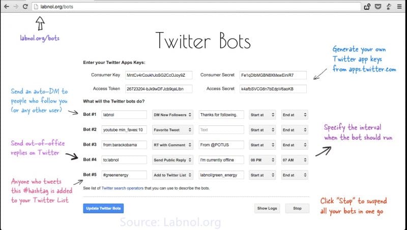 Escreva um Twitter Bot em 5 minutos