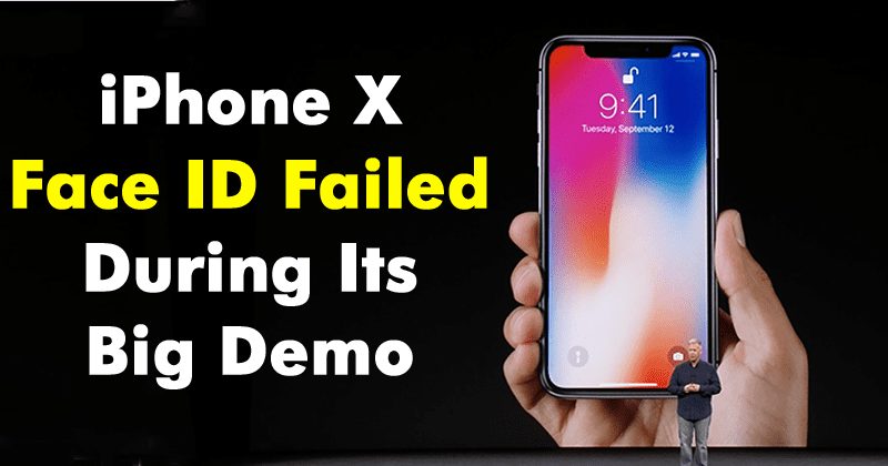 Apple iPhone X Face ID Failed During Its Big Demo