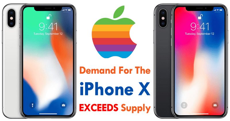 Apple: Demand For The iPhone X EXCEEDS Supply