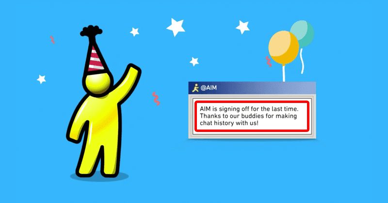 Finally, AOL Instant Messenger Is Shutting Down After 20 Years