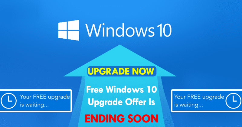 Free Windows 10 Upgrade Offer Is Ending Soon