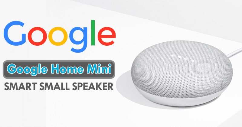Google Launched Google Home Mini To Compete With Amazon's Echo Dot