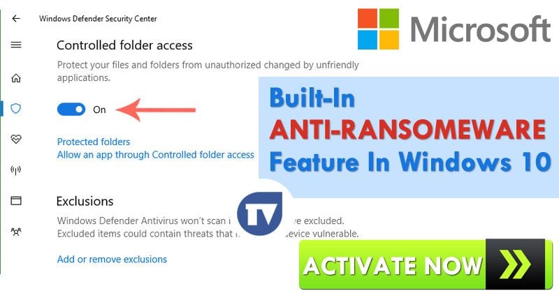 A Microsoft acaba de lançar o recurso anti-ransomware no Windows 10 com a atualização dos criadores de outono