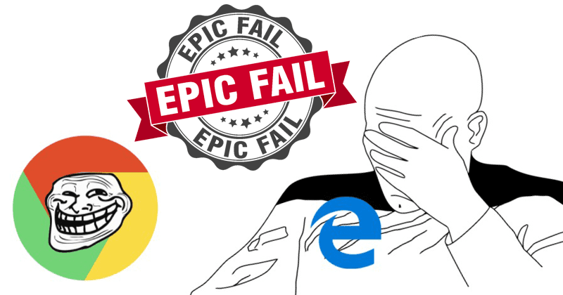 Epic Fail: Microsoft Presenter Gives Up On Edge, Installs Google Chrome