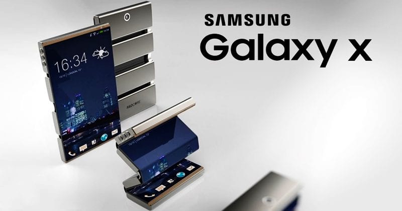 Samsung Galaxy X Leak mostra um design incrível de smartphone dobrável