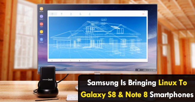 Samsung está trazendo o Linux para os smartphones Galaxy S8 e Note 8