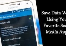 Save Data When Using Social Media Apps