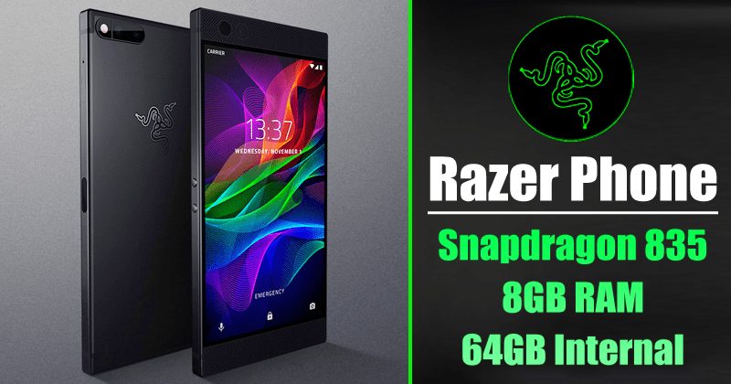 Crack pot spids gips Razer Phone: A Gaming Smartphone With Monstrous Specs