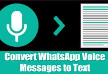 How to Convert WhatsApp Voice Messages to Text