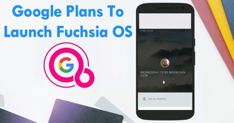 Google planeja lançar o Fuchsia OS