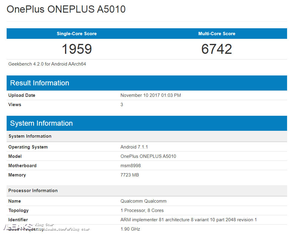 OnePlus 5T Makes Stop At Geekbench Ahead Of Launch - 70