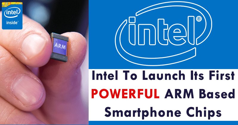 Intel para lançar seus primeiros chips para smartphones baseados em ARM