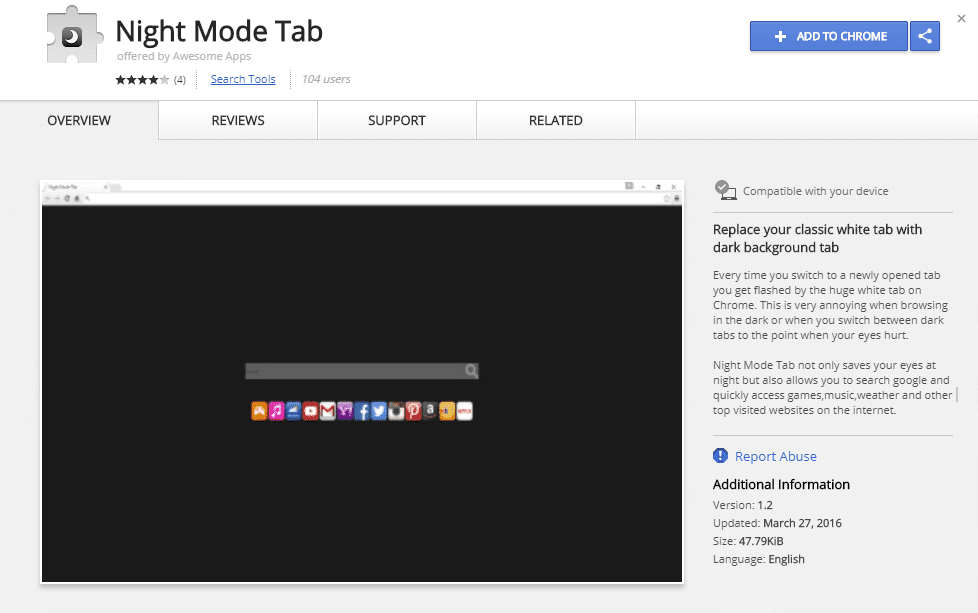 How To Use Night Mode Browsing In Google Chrome - 88