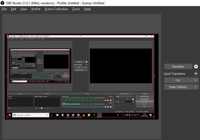 obs studio record screen and audio