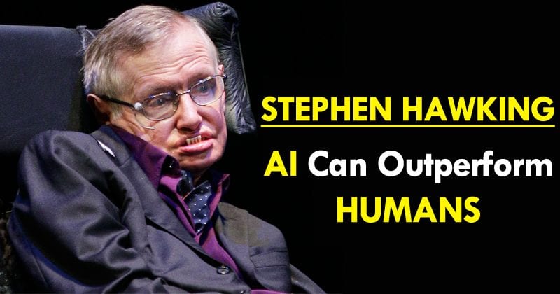 OH MEU DEUS!  Stephen Hawking diz que a IA pode superar os humanos