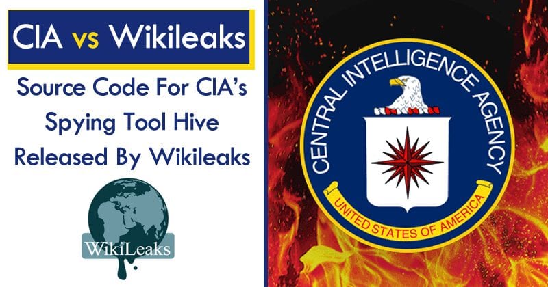 Source Code For CIA’s Spying Tool Hive Released By Wikileaks