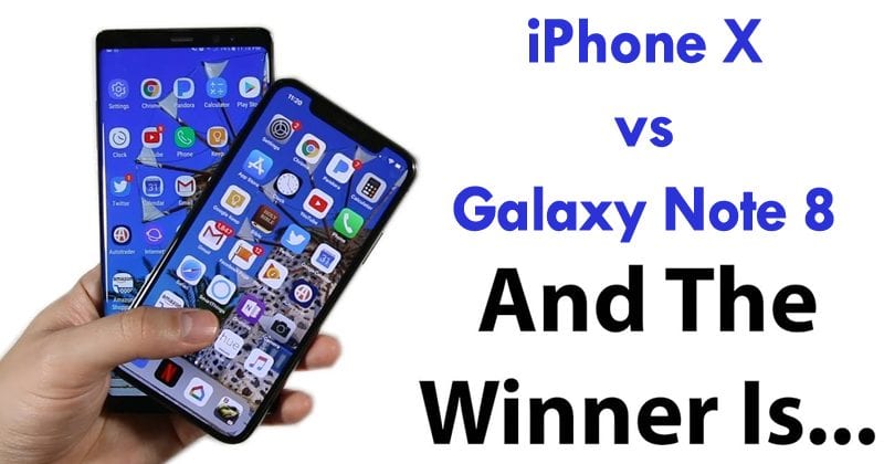This iPhone X vs. Galaxy Note 8 Speed Test Is A Little Embarrassing For Apple