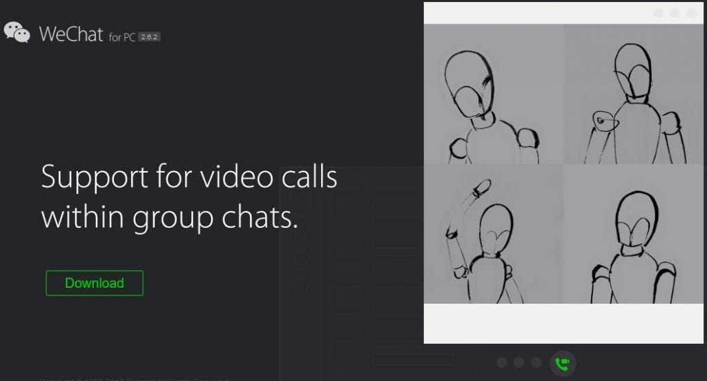 wechat windows app only shows recent messages