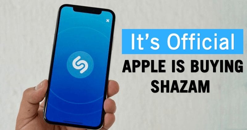 É oficial: Apple está comprando Shazam
