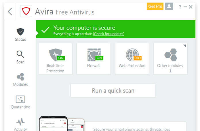best free win 10 antivirus