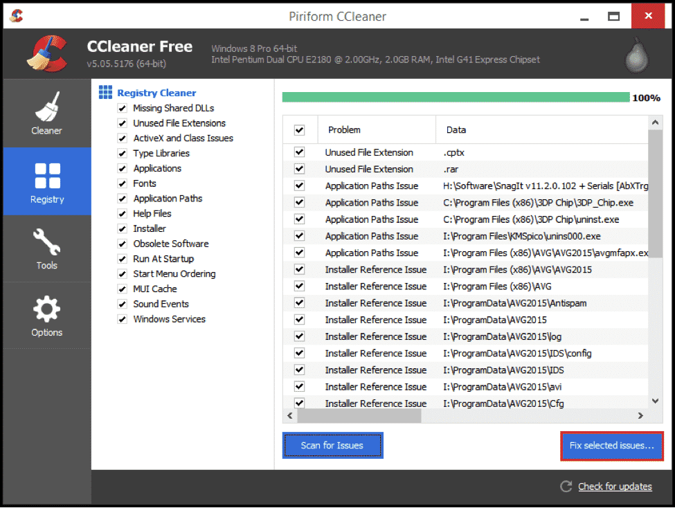 Missing shared library. CCLEANER реестр. Registry Cleaner. Очистка Windows программа.