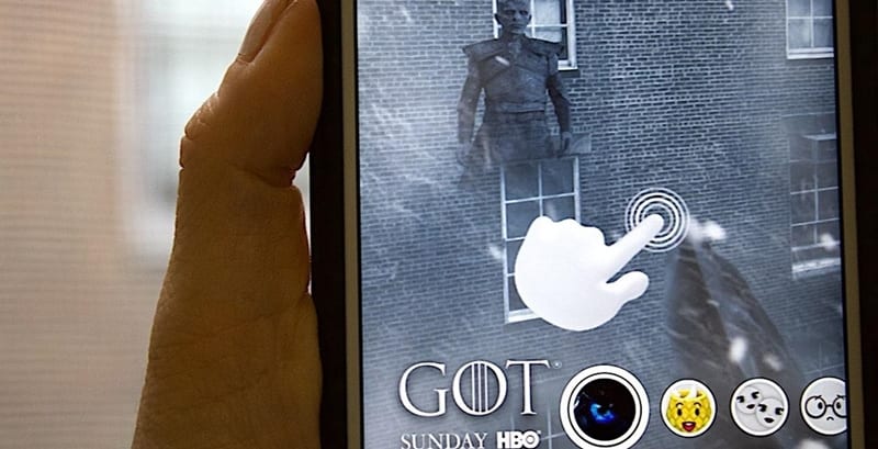 Como obter o filtro Snapchat de Game of Thrones no Android