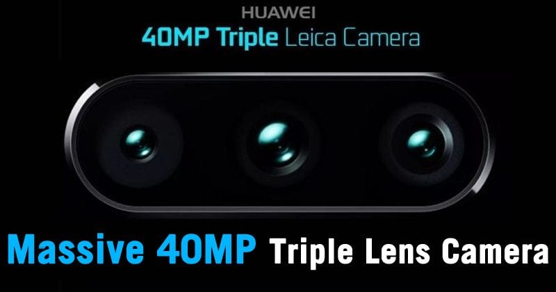 Huawei P11 terá câmera de lente tripla de 40MP massiva
