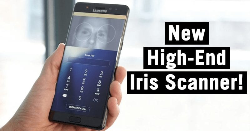 Samsung Galaxy S9 apresentará um novo scanner de íris de última geração