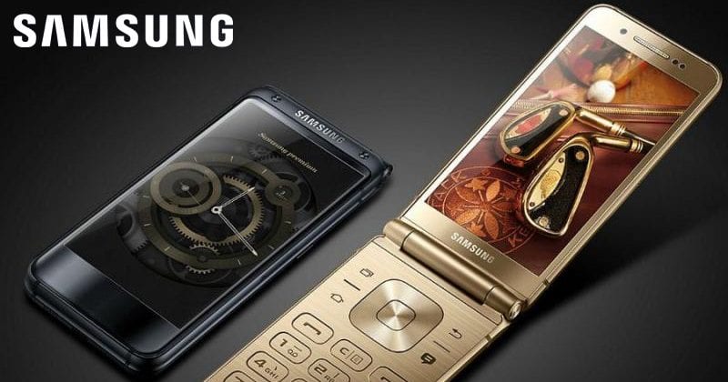 A Samsung acaba de lançar seu novo telefone flip com tela dupla, câmera F1.5 Aperture Phone