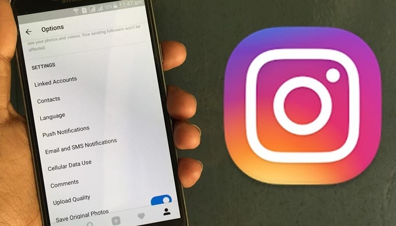 Impeça o Instagram de lhe enviar notificações constantes