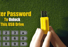 Protect Your USB Pendrive With Password