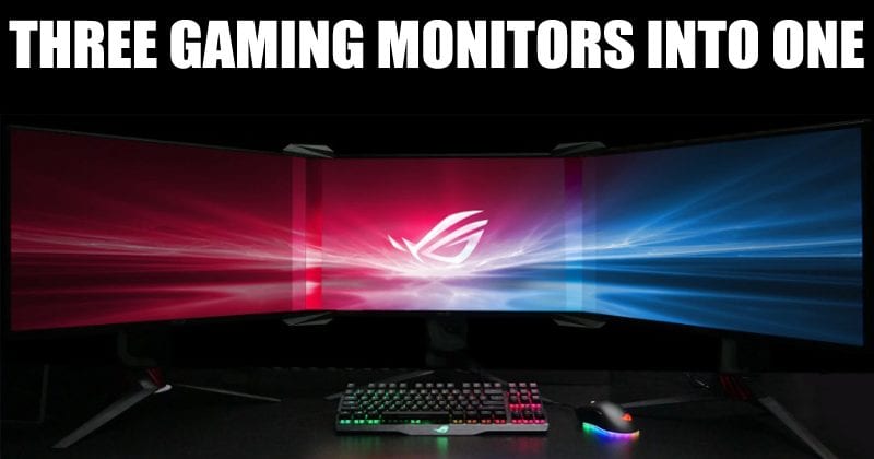 Asus Just Combined Three Gaming Monitors Into One