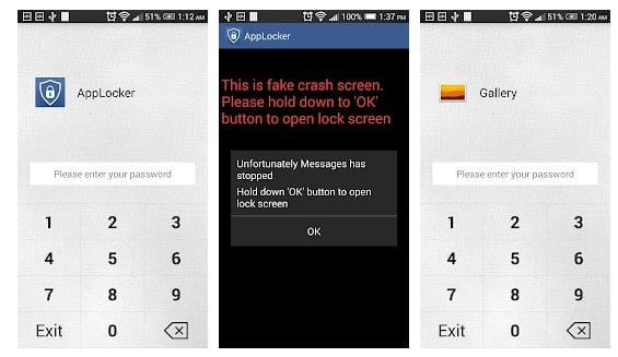 Fake App Crash
