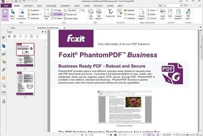 foxit phantompdf vs foxit pdf editor