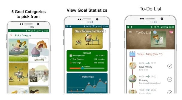 10 Best Goal Setting Apps for Android - 70