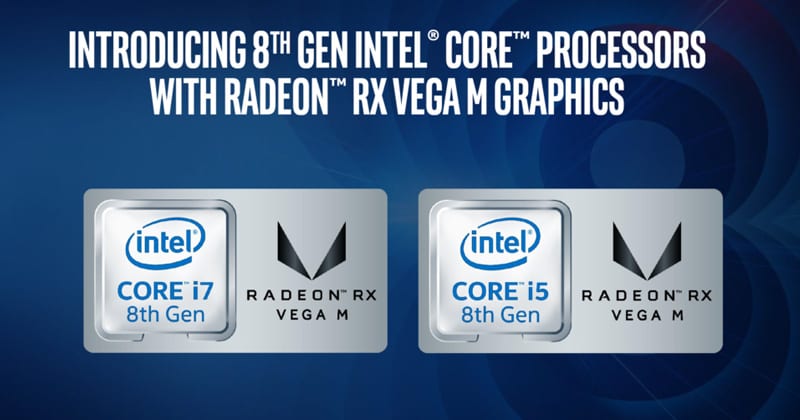 Intel presenta i suoi primi chip di ottava generazione con grafica AMD