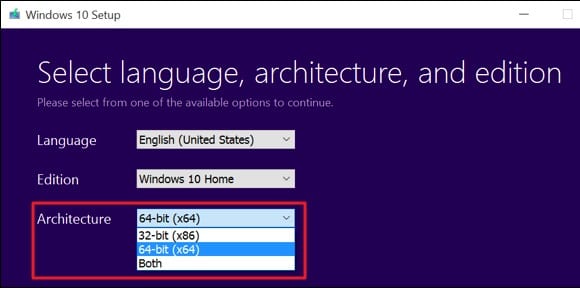 Como cambiar Windows 10 de 32 bits a 64 bits